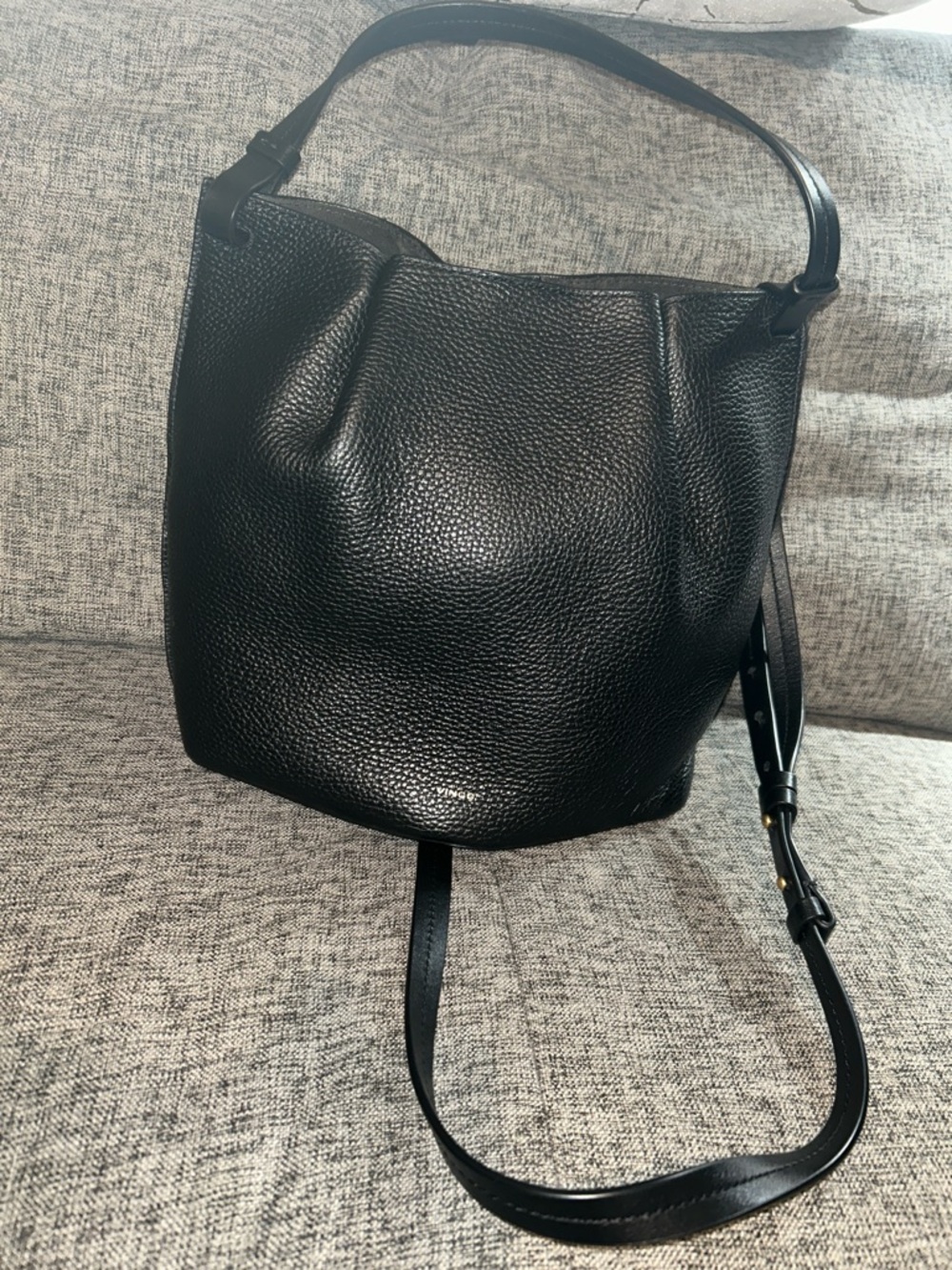 VINCE Ava Leather Crossbody Bag - Picture 4 of 14